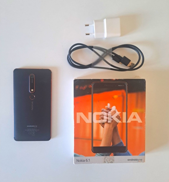 Nokia 6.1 32GB Smartphone 5,5 Zoll Android Schwarz 16MP Kamera