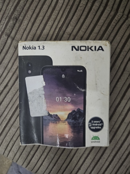 Nokia 1.3 Smartphone Anthrazit Grau Handy Brandneu Verpackt Selten Box Ist Tatty