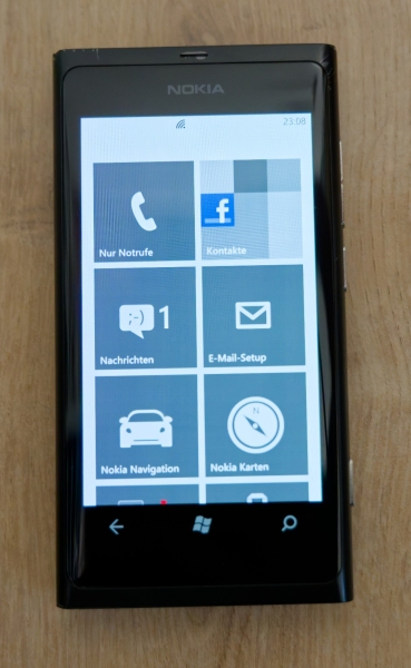 Nokia  Lumia 800 – 16GB – Schwarz (T-Mobile) Smartphone
