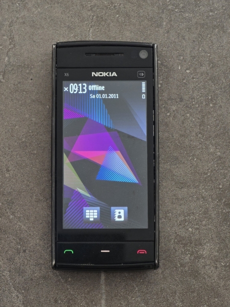 Nokia X6-00 Smartphone, Schwarz, ohne Simlock