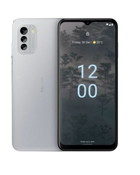 Nokia G60 5G Smartphone 64GB Silver Duos 6,58″ (Android) Sim Tray fehlt – C