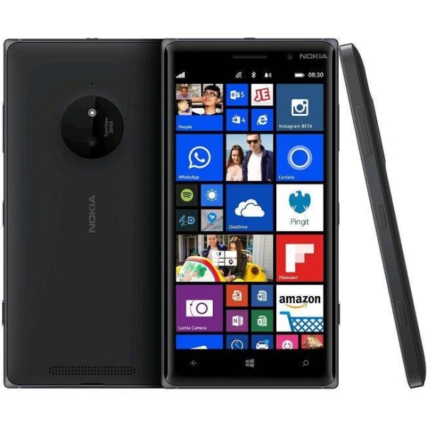 Handy Nokia Lumia 830 schwarz (Ohne Simlock) Smartphone
