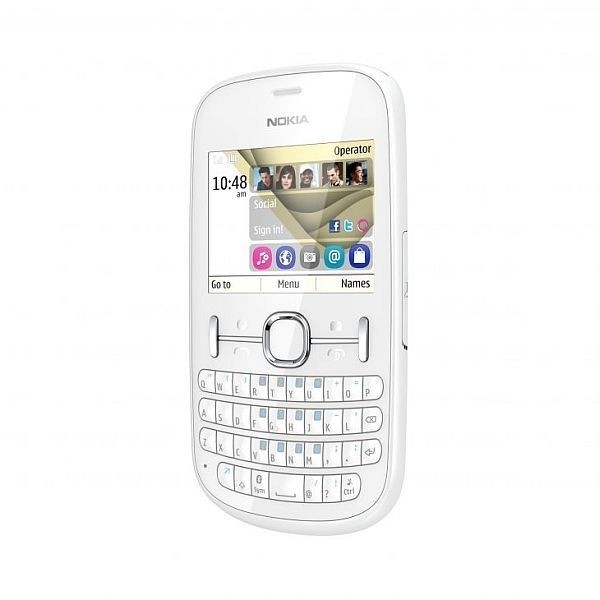 BRANDNEUES NOKIA ASHA 201 ENTSPERRTES TELEFON – WEISS – BLUETOOTH – 2MP CAM – RADIO