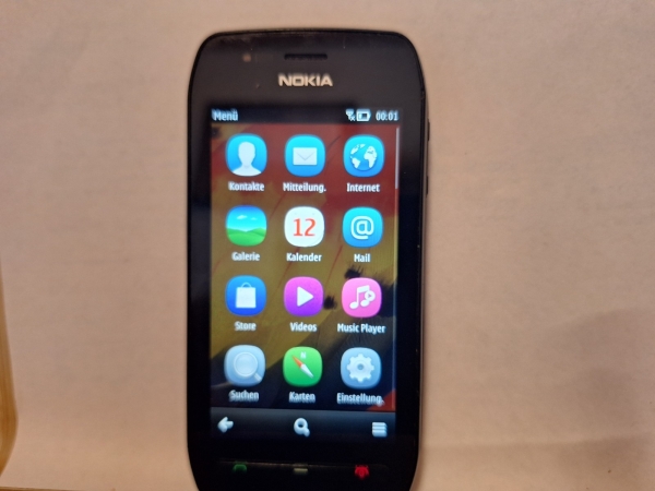Handy  Nokia  603 schwarz (Ohne Simlock) Smartphone
