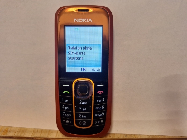 Handy Nokia 2600 – orange (Ohne Simlock)  Smartphone einzelsim