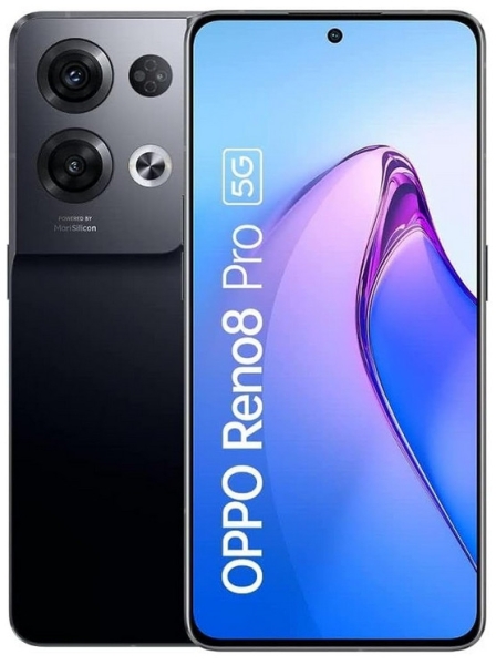 Oppo Reno8 Pro 5G Smartphone 256GB schwarz Dual Sim (entsperrt) Android – C-Ware
