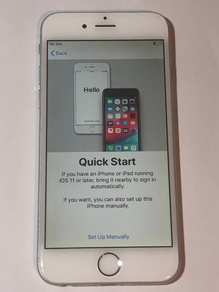 Apple iPhone 6 Smartphone 64GB entsperrt 4G iOS silber/weiß v.guter Zustand.