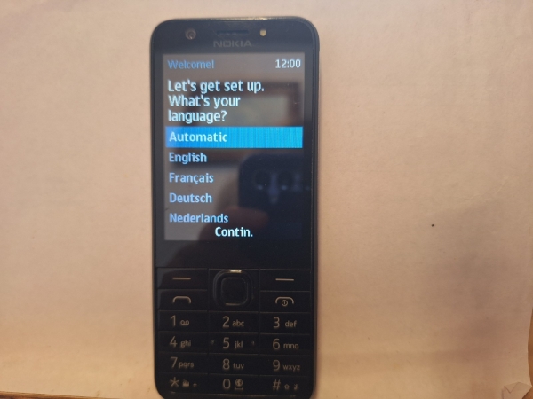 Handy Nokia 230 RM- 1173 schwarz (Ohne Simlock) Smartphone einzelsim