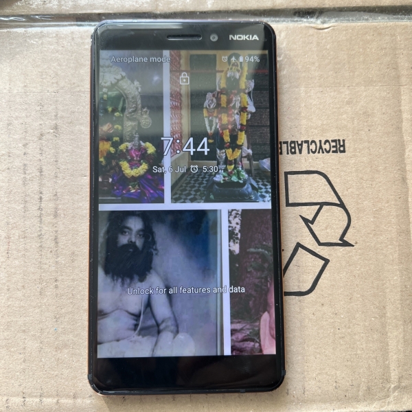Nokia 6.1 Smartphone TA-1043 32GB schwarz entsperrt Android 4G NFC LTE Dual Sim