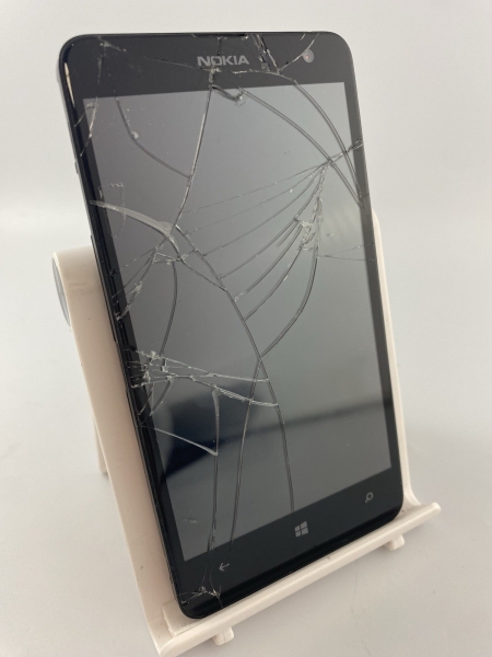 Nokia Lumia 625 schwarz O2 8GB 4,7″ 5MP Windows Smartphone gesprungen unvollständig