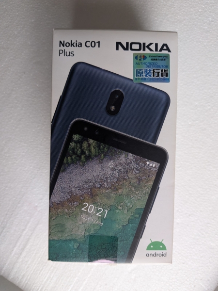 Nokia C01 Plus Smartphone 16GB entsperrt 4G LTE Android Handy blau, neu