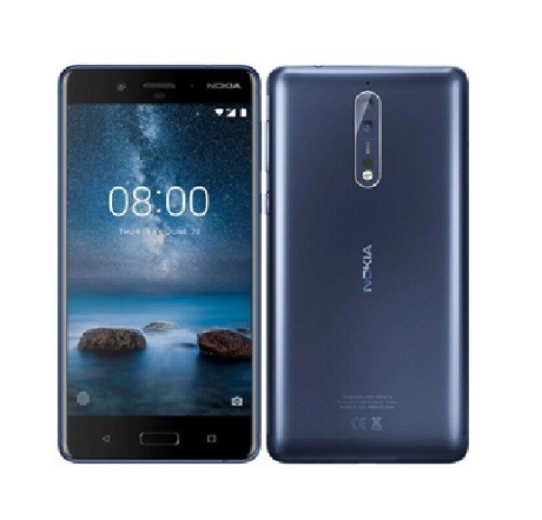Smartphone Nokia 8 TA-1004 64GB 4GB RAM 13MP Zeiss Kamera Dual SIM  dunkel blau