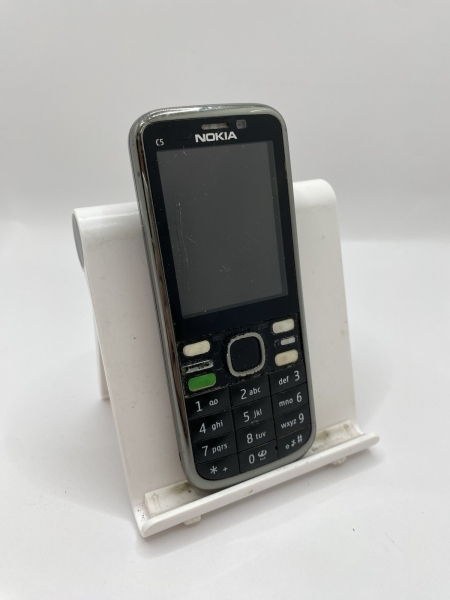 Nokia C5-00 silber entsperrt 50MB 2,2″ 3,2MP Symbian Smartphone gesprungen inkl. #C15