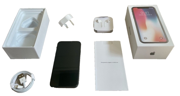 Apple iPhone X Entsperrt 64GB 256GB Grau Silber Makellos A++ Zustand 1 Jahr