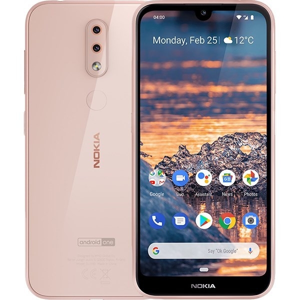 Nokia Handy 4.2  weiß 32GB „gut“ Dual SIM Fingerabdrucksensor Smartphone
