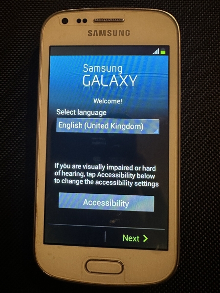 Samsung Galaxy Ace Plus GT-S7580 – 4GB (entsperrt) Smartphone- sehr guter Zustand
