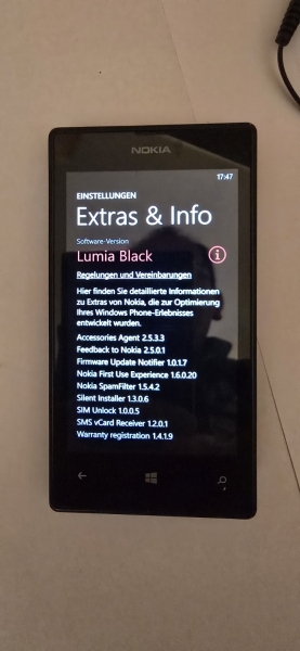 Nokia  Lumia 510 – black (Ohne Simlock) Smartphone