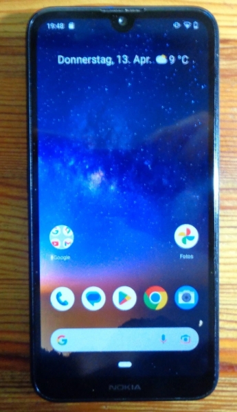 Nokia 2.2 2GB Ram 16 GM Speicher Dual Sim Smartphone Schwarz – 13 MP Kamera