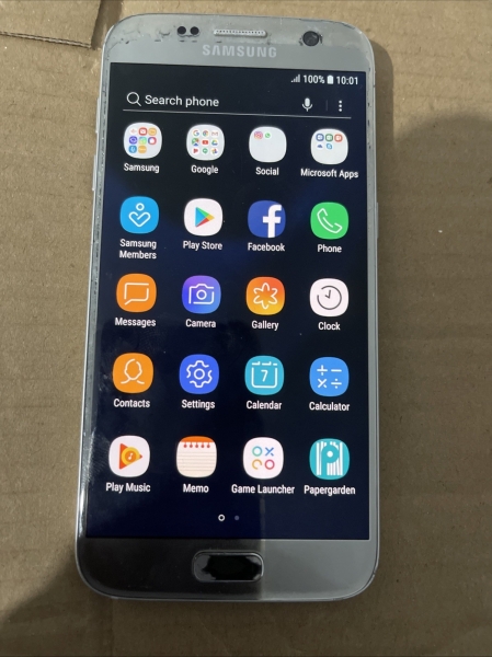 Samsung Galaxy S7 Smartphone 32GB silber entsperrt Android 4G LTE Handy SM-G930F