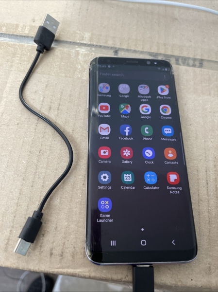 Samsung Galaxy S8 G950F silber entsperrt 64GB 5,8″ 12MP Android Smartphone
