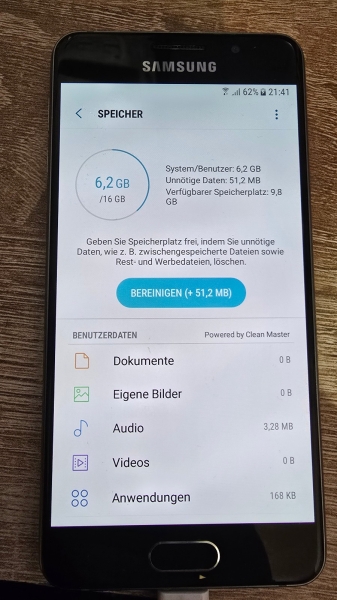 Samsung  Galaxy A3 SM-A310F – 16GB – Schwarz (Ohne Simlock) Smartphone