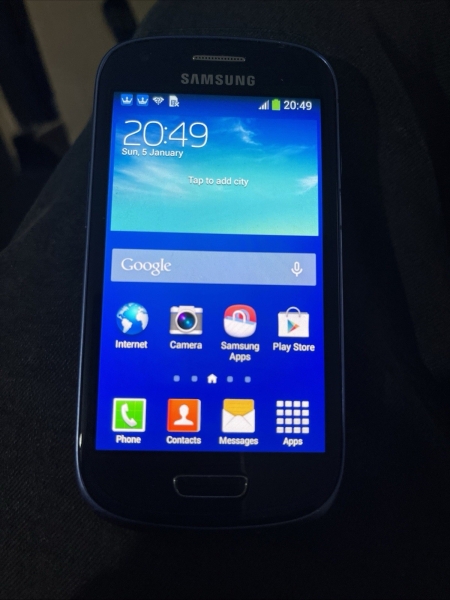 Samsung Galaxy S3 mini blau 8GB 1GB RAM Android Smartphone