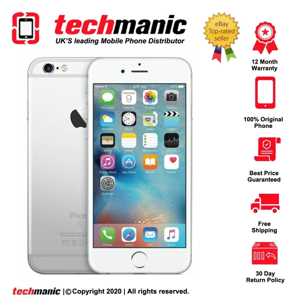 Apple iPhone 6 Plus – 64 GB – Smartphone silberfarben (entsperrt) – Klasse A –