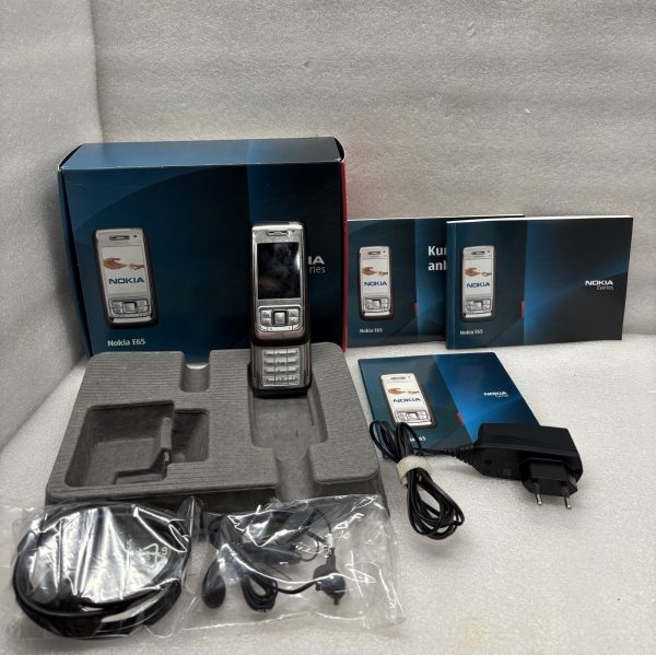 NOKIA E65 SLIDER-HANDY SMARTPHONE UNLOCKED BLUETOOTH KAMERA WLAN MP3 OVP TESTED✅