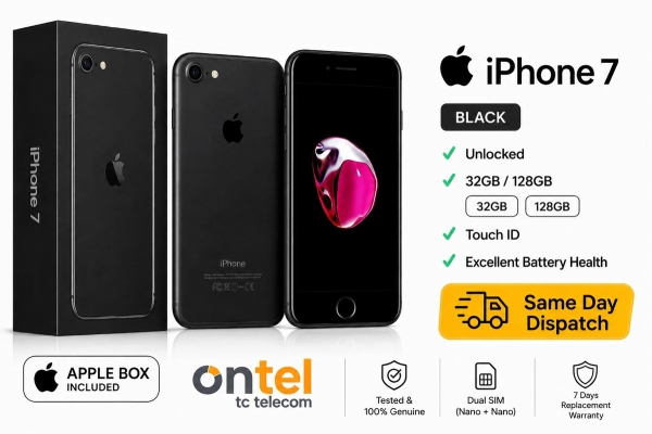 Apple iPhone 7 32GB 128GB schwarz entsperrt Smartphone Grade A+ makellose Garantie