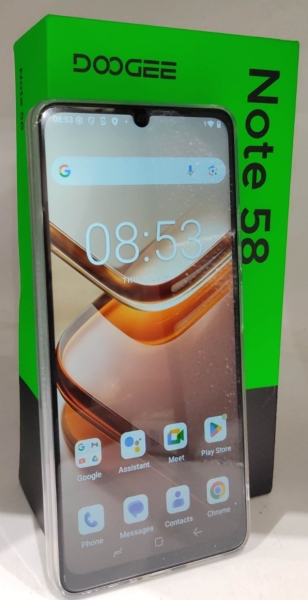 Doogee Note 58 6,75″ HD 4G Smartphone 8GB RAM, 128GB Speicher entsperrt Android 16