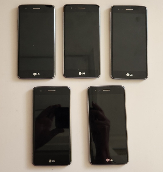 5x LG K8 2017 M200N 16GB Smartphones Restposten Ersatzteile Reparaturen ohne Akku/Backs