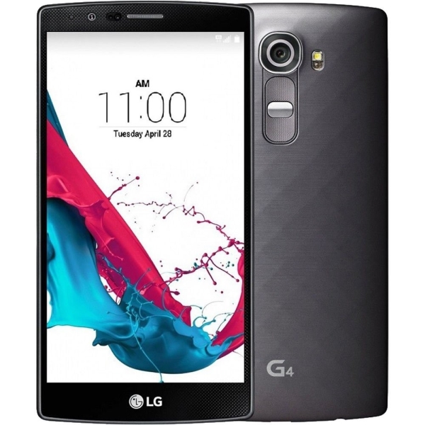 Smartphone LG G4 3/32GB LTE NFC 5.5″ H815 Schwarz ohne Simlock | Zustand: Gut