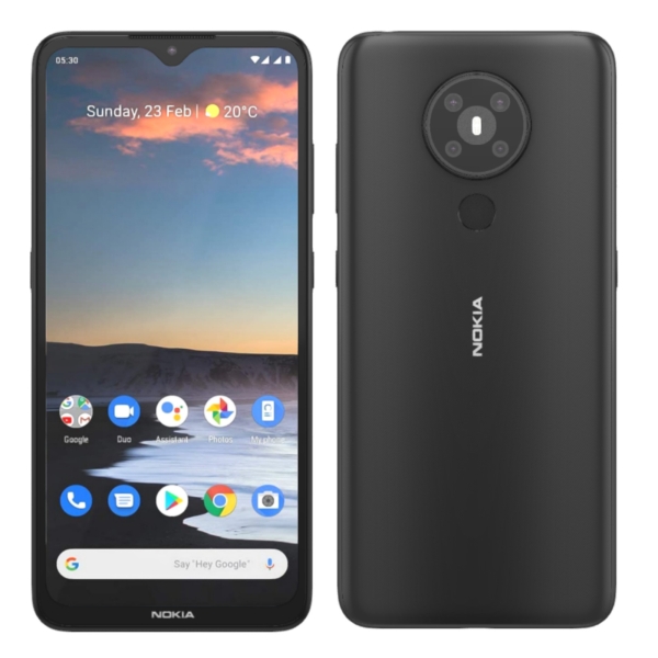 Nokia 5.3 Smartphone UNLOCKED TA-1234 64GB 4G LTE Android 11 DUAL SIM – Charcoal