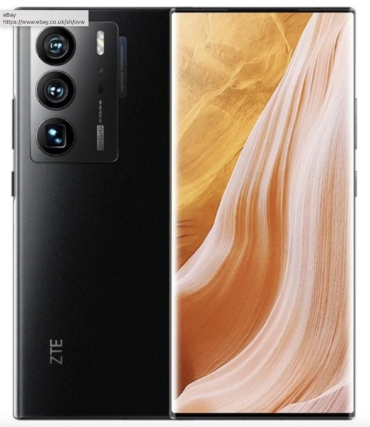 ZTE Axon 40 Ultra 128GB schwarz A2023PG Dual Sim entsperrt 5G Smartphone