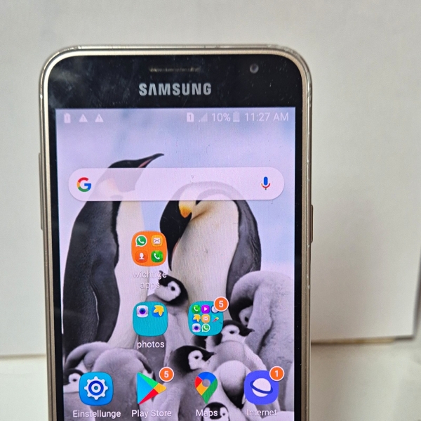 Samsung Galaxy J3 Smartphone 8GB Gold Candy Bar Android Galaxy J3 Modell