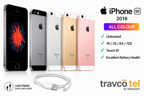 Apple iPhone SE 16/32/64/128GB Farben entsperrt 4G UK Grade A + makelloser Zustand
