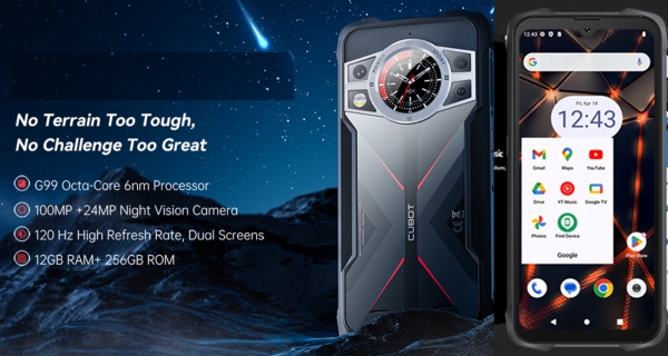 Helio G99 120Hz 6.6″ 12GB+12GB RAM 256GB ROM 100MP Camera NFC Rugged Smartphone