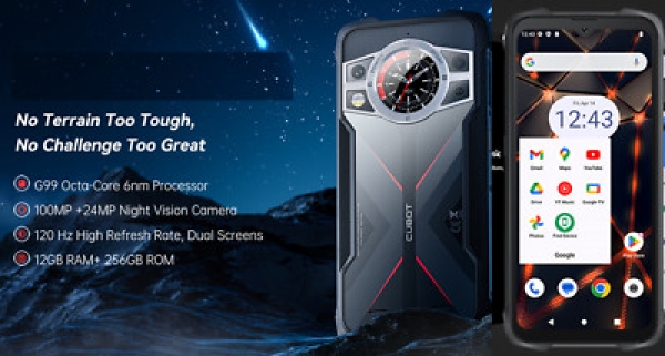 Helio G99 120Hz 6.6″ 12GB RAM 256GB ROM 100MP Camera NFC Rugged Smartphone