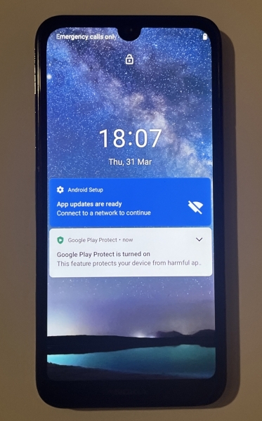 Nokia 2.2 TA-1188 4G 16GB grau Android Smartphone entsperrt „gebrauchter Zustand“