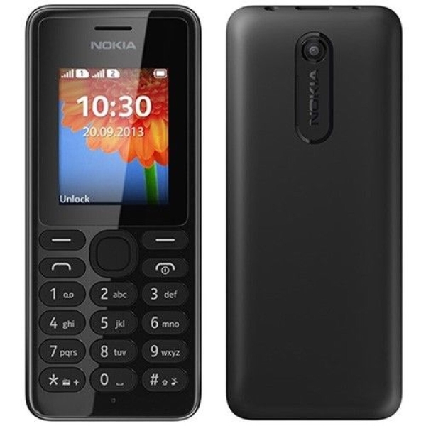Nokia 108 Smartphone (Vodafone Lock) – Schwarz Sehr Guter Zustand