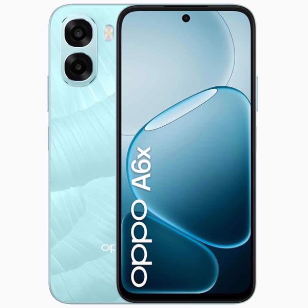 Oppo A6x 4G Smartphone 6,75″ 4GB/128GB 13MP Dual SIM entsperrt Ice Blue