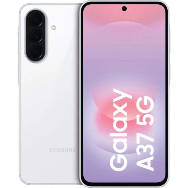 Samsung Galaxy A37 128 GB Awesome White Dual SIM Smartphone Handy Mobiltelefon
