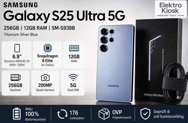 📱 Samsung Galaxy S25 Ultra 5G | 256GB 12GB | SM-S938B Smartphone 🔥OVP