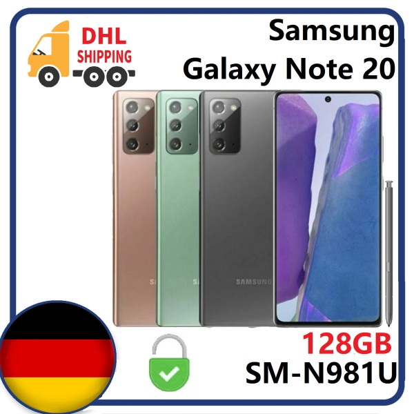 Neu Samsung Galaxy Note 20 5G 128GB 8GB RAM ohne Simlock Smartphone Ohne Vertrag