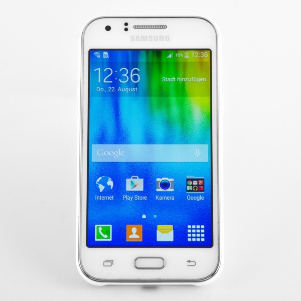 Samsung Galaxy J1 J100 weiß Android Smartphone gut