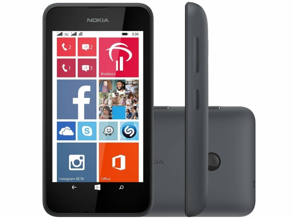 Grade A – Nokia Lumia 530 Microsoft Windows Handy 4GB Blau Entsperrt