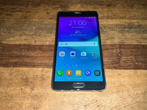 Samsung Galaxy Note 4 SM-N910F 32GB schwarz Android Smartphone