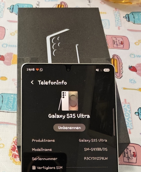 Samsung Galaxy S25 Ultra 512GB Titanium White Silver Dual-SIM Smartphone