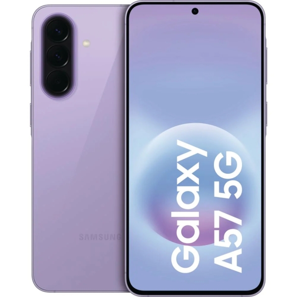 Samsung Galaxy A57 128 GB Awesome Lilac Dual SIM Smartphone Handy Mobiltelefon