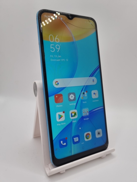Oppo A15 hellblau entsperrt Dual SIM 32GB 6,52″ Android Smartphone gesprungen